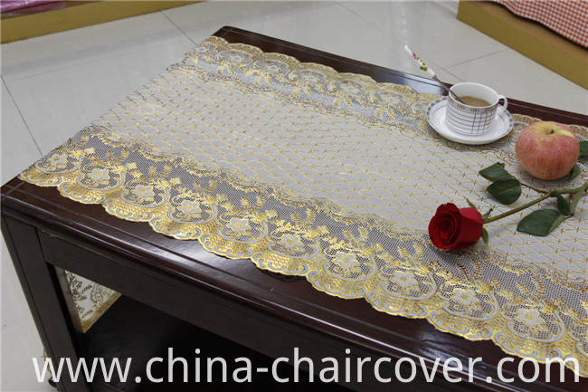 50cm*20m PVC Gold Lace Table Placemat for Home/Party/Wedding Use